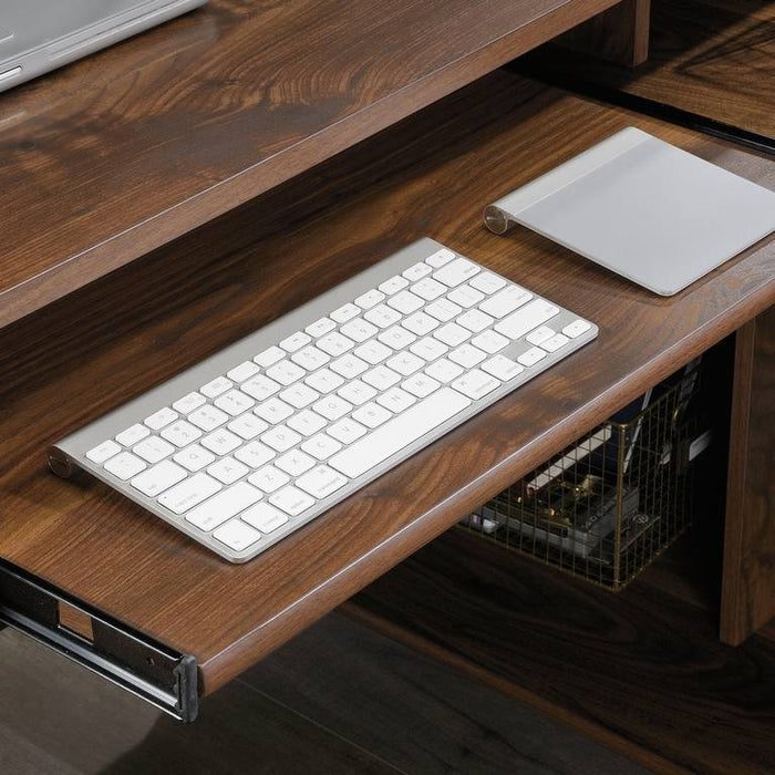 Teknik 5421120 Clifton Place Walnut Executive L-Shaped Desk - Insta Living