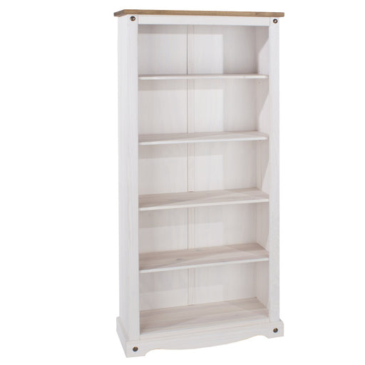 Core Products CRW713 Corona White Tall Bookcase - Insta Living