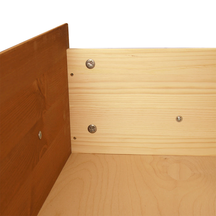 Copenhagen (1010111) 3 Drawer Bedside Cabinet in Pine - Insta Living