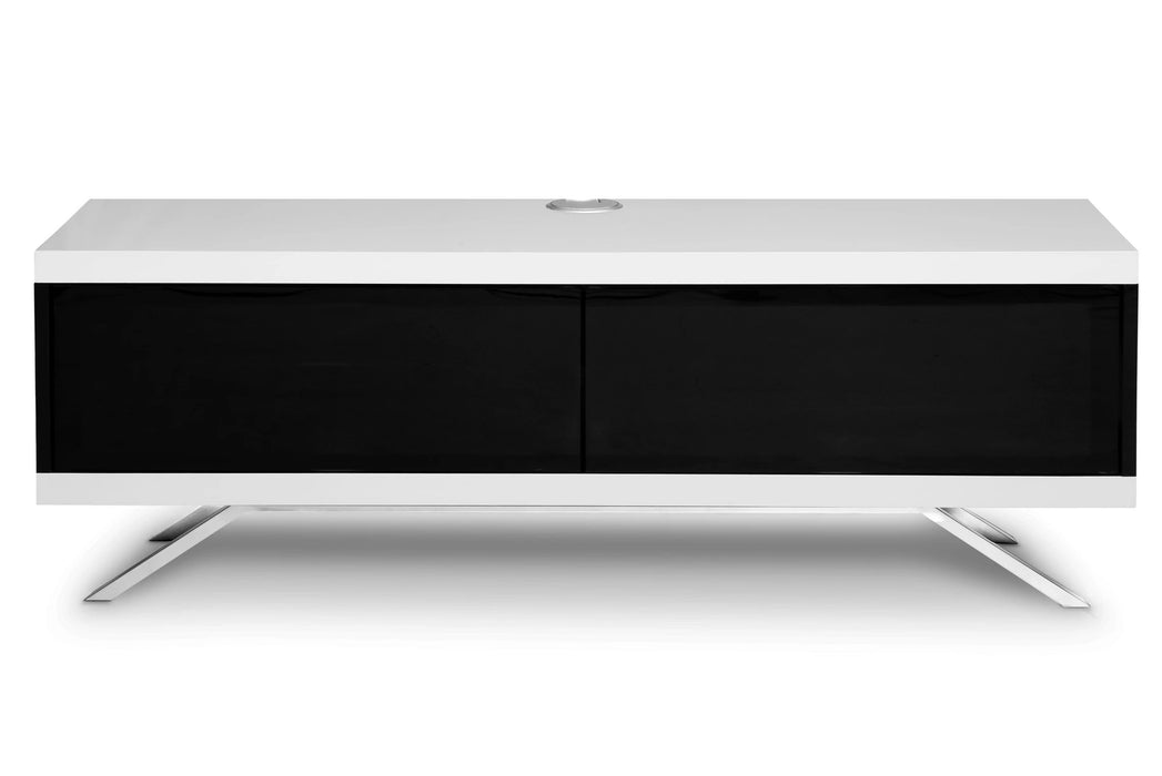 MDA Designs Tucana 1200 Hybrid White TV Cabinet for up to 60" Screens - Insta Living